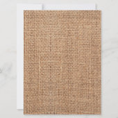 Mens Restroom Wedding Basket Sign Einladung (Rückseite)