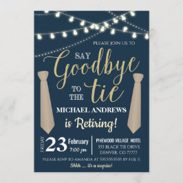 Mens Retirement Intirement Einladung