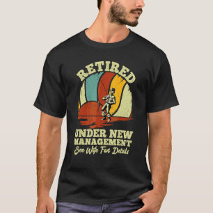 Mens Retirement Quote Fischen Retro-Ruhestand T-Shirt