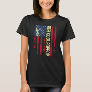 Mens Retro American Reel Cool Poppop Für Best Dadd T-Shirt