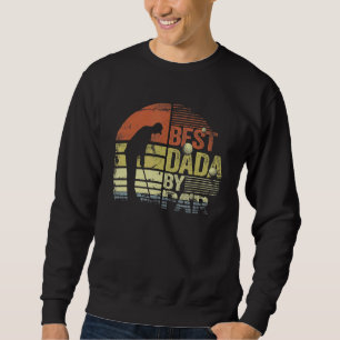Mens Retro Best Dada Par Golf Player Pappa Sweatshirt