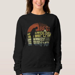 Mens Retro Best Pepaw By von Golf Player Papa Sweatshirt