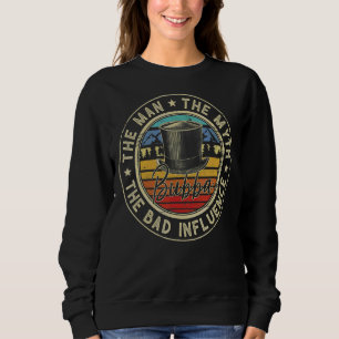 Mens Retro Bubba Der Mann der Mythos der Legende f Sweatshirt