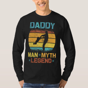 Mens Retro Daddy der Mann, der Mythos, die Legende T-Shirt