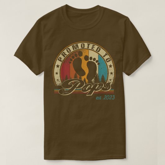 Mens Retro für Pop Est 2023 Erstmaliges Fa. T-Shirt (Design vorne)