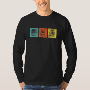 Mens Retro Guitar Chord Musical Note Vater Writed T-Shirt