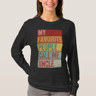 Mens Retro meine Lieblingsmenschen nennen mich Onk T-Shirt