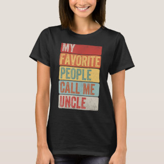Mens Retro meine Lieblingsmenschen nennen mich Onk T-Shirt