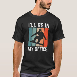 Mens Retro Snowboarden Männer Winter Sport Mein O T-Shirt