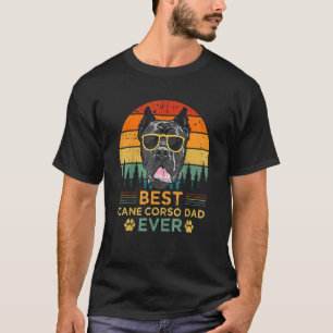 Mens Retro Style Best Cane Corso Vater Ever Vateri T-Shirt