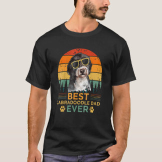 Mens Retro Style Best Labradoodod Vater je Vater' T-Shirt