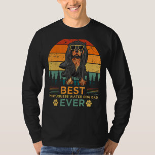 Mens Retro Style Best Portugiesischer Vater Ever F T-Shirt