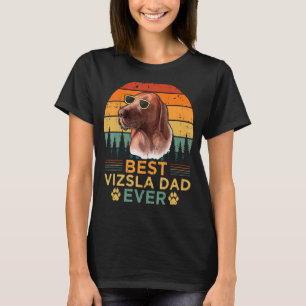 Mens Retro Style Best Vizsla Vater Ever Vatertag T-Shirt