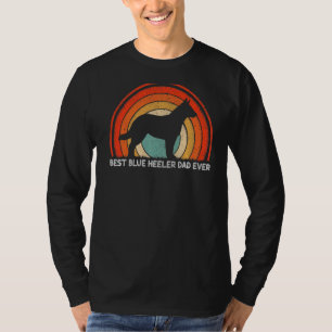 Mens Retro Style Vintag Best Blue Heeler Vater je T-Shirt