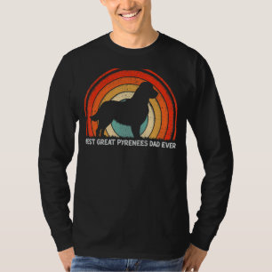 Mens Retro Style Vintag Best Great Pyrenäen Vater T-Shirt