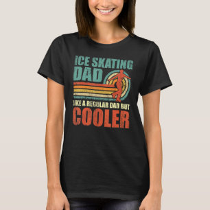 Mens Retro Style Vintag Ice Skaten Vater Vater's T-Shirt
