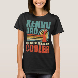 Mens Retro Style Vintag Kendo Vater Vatertag T-Shirt