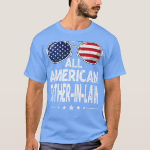 Mens Retro Vatertag ganz amerikanischer VaterImGes T-Shirt