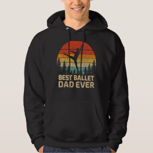 Mens Retro Vintag Best Ballet Vater je Vater D Hoodie