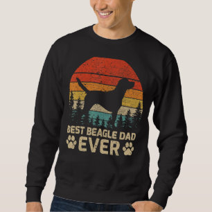 Mens Retro Vintag Best Beagle Vater je Vater D Sweatshirt