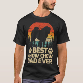 Mens Retro Vintag Best Chow Chow Vater je Vater' T-Shirt