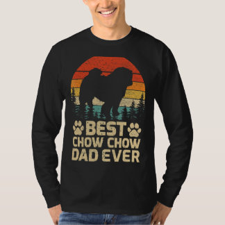 Mens Retro Vintag Best Chow Chow Vater je Vater' T-Shirt