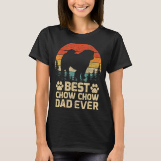 Mens Retro Vintag Best Chow Chow Vater je Vater' T-Shirt