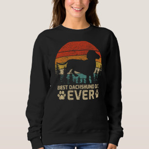 Mens Retro Vintag Best Dackel Vater je Vater' Sweatshirt