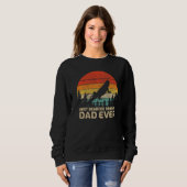 Mens Retro Vintag bester barteter DrachenVater je Sweatshirt (Vorne ganz)