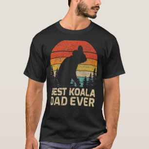 Mens Retro Vintag Bester Koala Vater je Vater's Da T-Shirt
