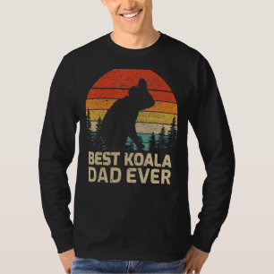 Mens Retro Vintag Bester Koala Vater je Vater's Da T-Shirt