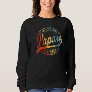 Mens Retro Vintag Bestes Papa je Cooler Vater Sweatshirt