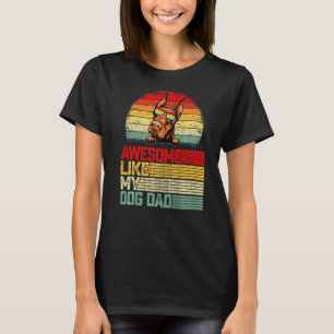 Mens Retro Vintag wie mein Doberman Dog Da T-Shirt