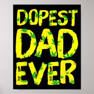 Mens Retro Vintage St Dad Ever Lustiger Vatertag Poster