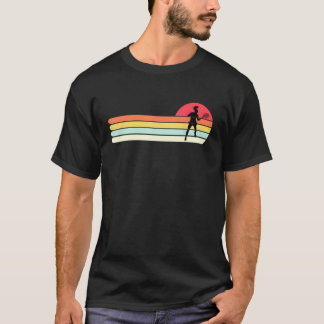 Mens Retro Vintage Tennis für Vater T-Shirt