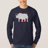Mens Rhino Langarm-Shirt T-Shirt (Vorderseite)