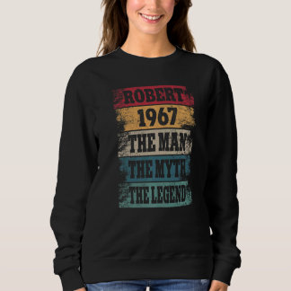 Mens Robert 1967 55 Jahre 55. Geburtstagsdekoratio Sweatshirt
