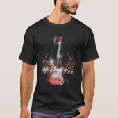 Men's Rock Star Gitarre Wing T - Shirt (Vorderseite)