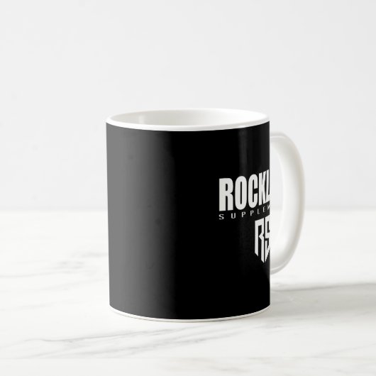 Mens Rockland Supplement Gym Fitness Workout Body Kaffeetasse (VorderseiteRechts)