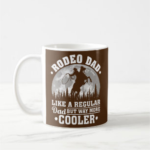 Mens Rodeo Vater wie ein regelmäßiger Vater Funny  Kaffeetasse