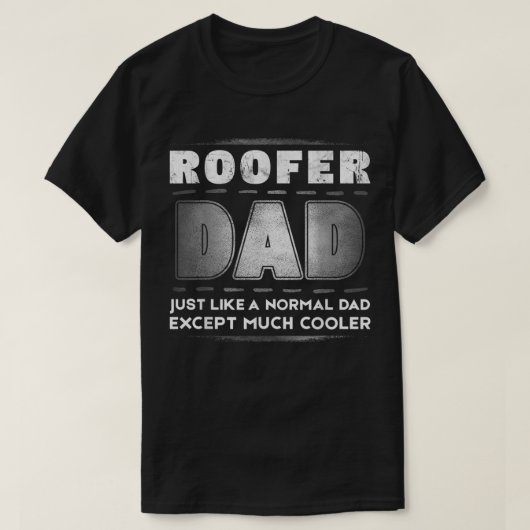 Mens Roofer Vater Viel Cooler Vatertag T-Shirt (Design vorne)