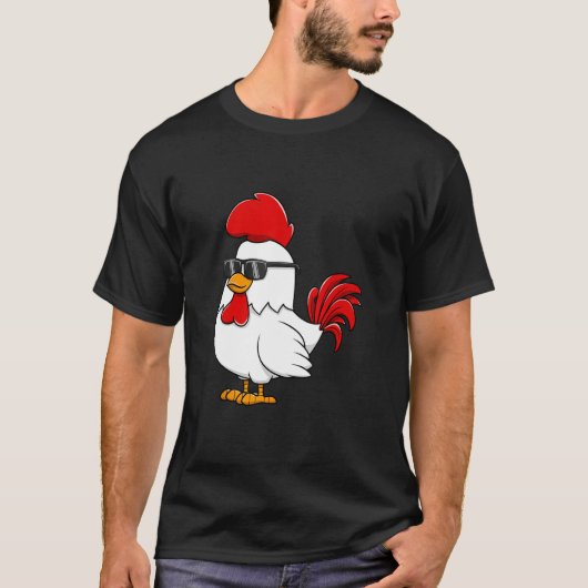 Mens Rooster T-Shirt (Vorderseite)