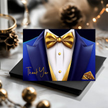 Mens Royal Blue Gold Tuxedo Geburtstagsparty