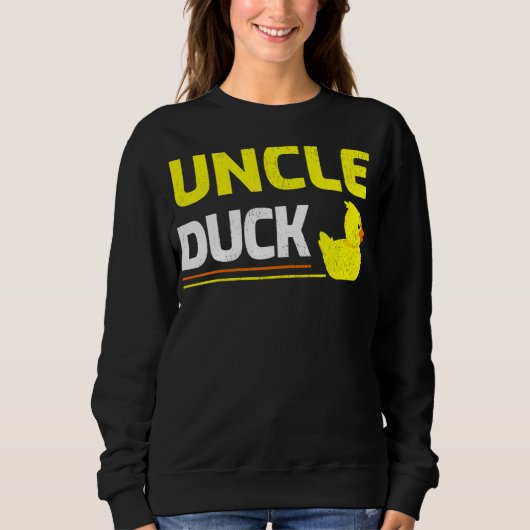 Mens Rubber Duckling Duck Uncle Duck Father's Da Sweatshirt (Vorderseite)
