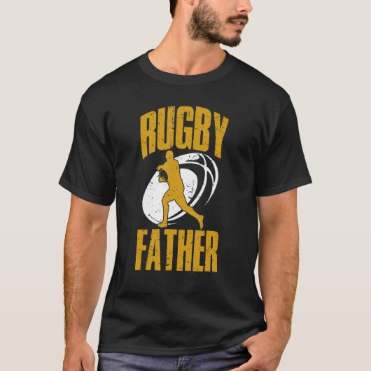 Mens Rugby Player Rugby Sports Rugby Father Rugby T-Shirt (Vorderseite)