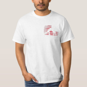 Mens Rugby Vater Vintag American T-Shirt