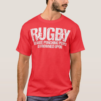 Mens Rugby, weil die Leute zum Bespannen erstarrt  T-Shirt