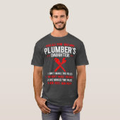 Mens Rules For Dating Plumbers Daughter Fathers T-Shirt (Vorne ganz)