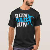 Mens Run Vater Run Marathon Running Spectator T-Shirt (Vorderseite)