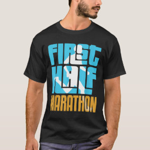 Mens Runner Mens Erster Halbmarathon T-Shirt